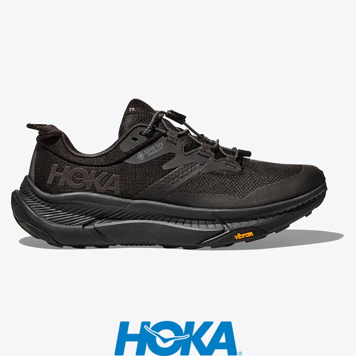 HOKA ONE ONE（ホカ オネ オネ）TRANSPORT GTX　1133957F　スニーカー　ジョギング　ライフスタイル　ウォーキング　メンズ　ブラック / ブラック