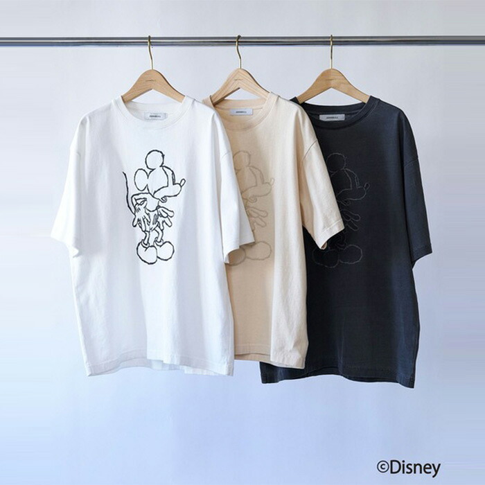 JOHNBULL（ジョンブル）MICKEY MOUSE T. EMBROIDERY JT252C03 カットソー 半袖