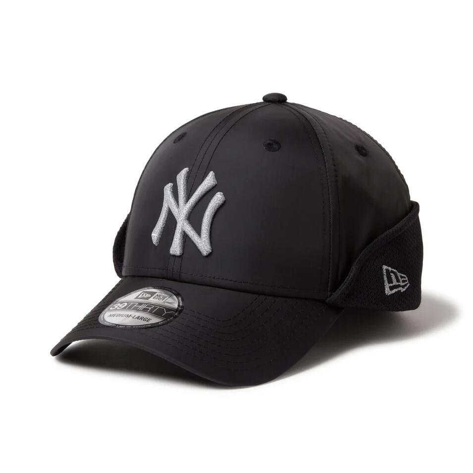 New Era（ニューエラ）39THIRTY Flip Down フリップダウン ニューヨーク・ヤンキース Octa Warm Gear ブラック | アウトドア　14668988　帽子　キャップ