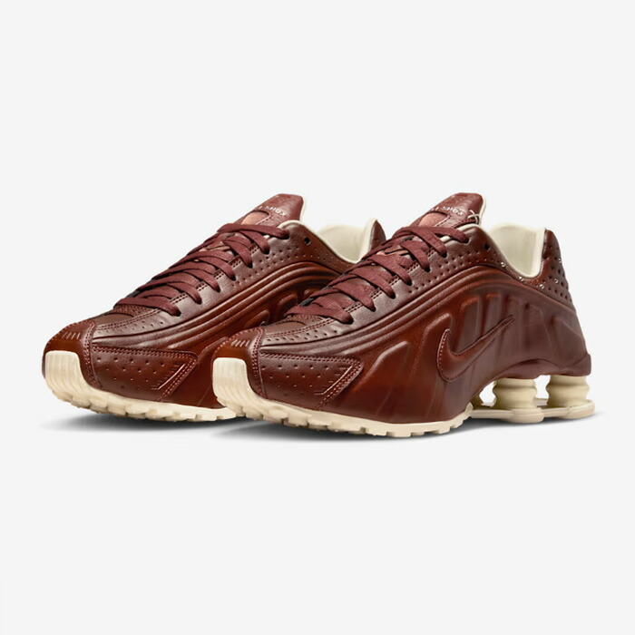 【SALE 15%OFF】NIKE(ナイキ)ナイキ ショックス R4 ウィメンズシューズ im6690 スニーカー シューズ DARK PONY/DARK PONY-SOFT PEARL|HULLE店
