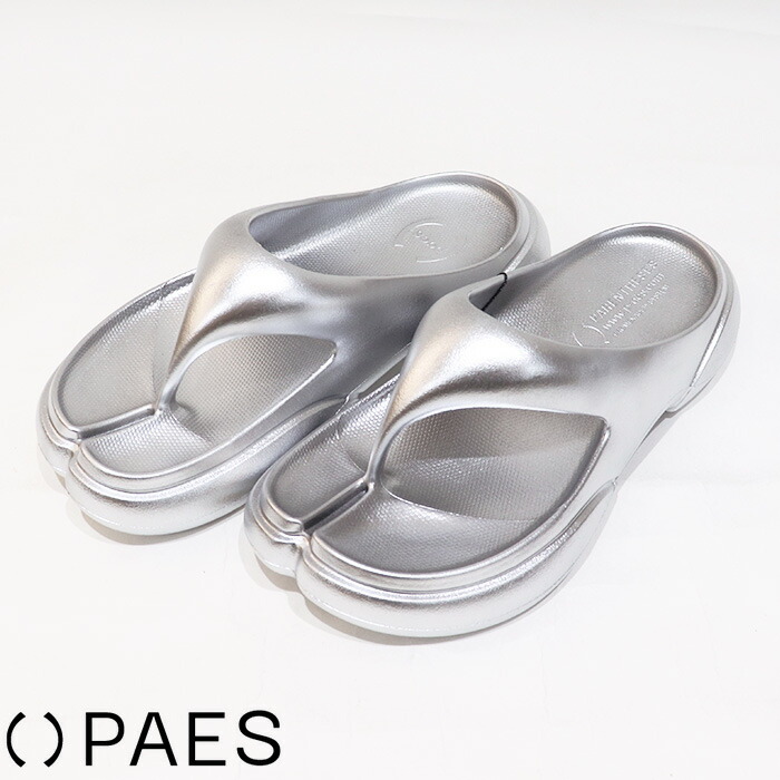 PAES（ペイズ） 04MT-SILVER FLIP_FLOP 02_METALLIC サンダル  韓国 Korea オシャレ タビ 足袋 EVA 火箸 天然ゴム