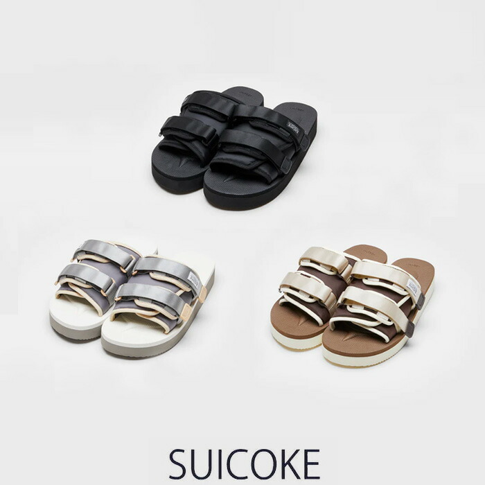 【百貨店大売り出し60％OFF】SUICOKE（スイまかない方）タッチストラップ  MOTO-PO  OG-056PO  サンダル