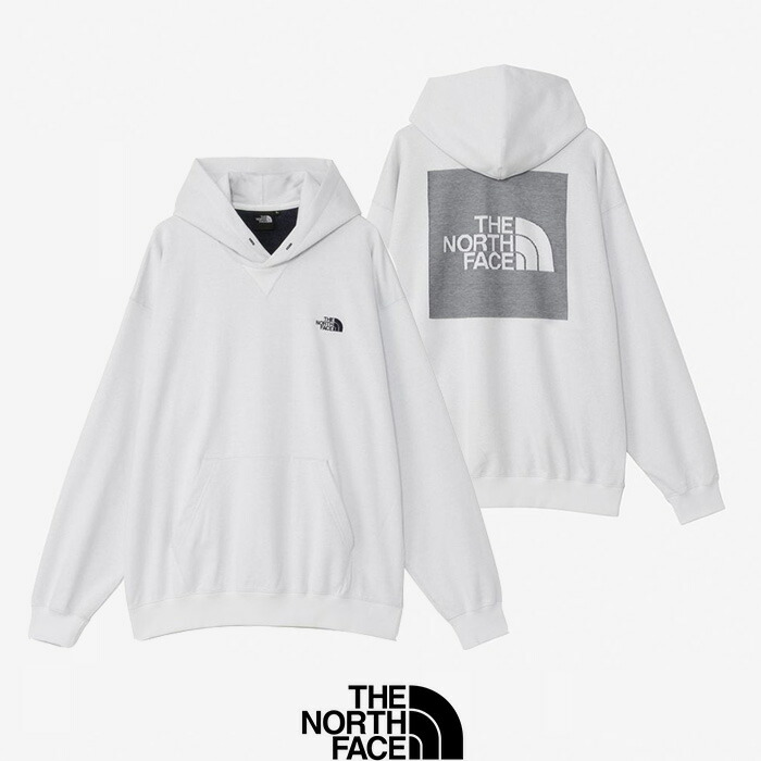 【SALE 30％OFF】THE NORTH FACE (ザ・ノース・フェイス)ジャカードバックスクエアロゴフーディー（ユニセックス）　NT62437　スウェット　プルオーバー　トップス　パーカ　微起毛　スウェット　キャンプ　アウトドアウエア　街着