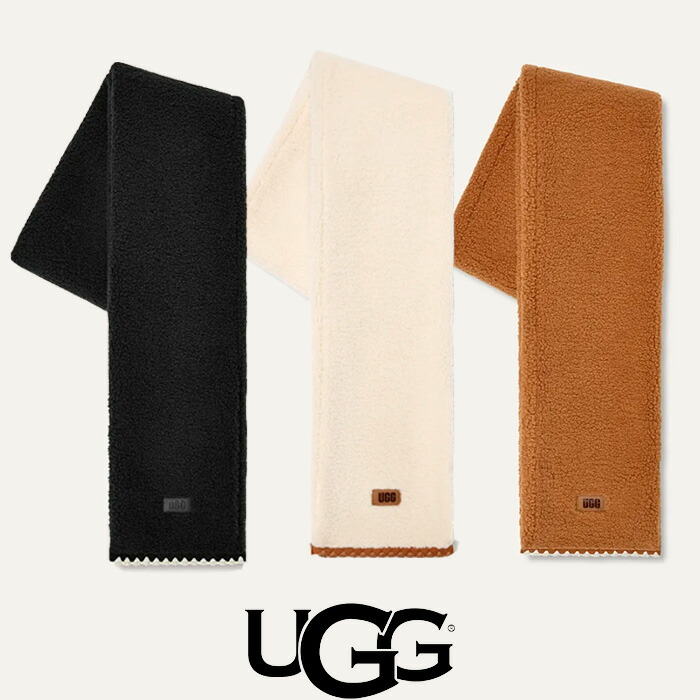 【新品未使用、タグ付き】UGGフラッフ スカロップド スカーフ s-musee_361119234