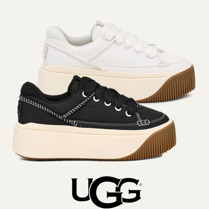 【SALE 20％OFF】UGG (アグ) EZ-Duzzit Essential Lace Up 1167499 たわい無い ダジット エッセンシャル スピード競技 繰り上げる 厚底 スニーカー スエードクロス