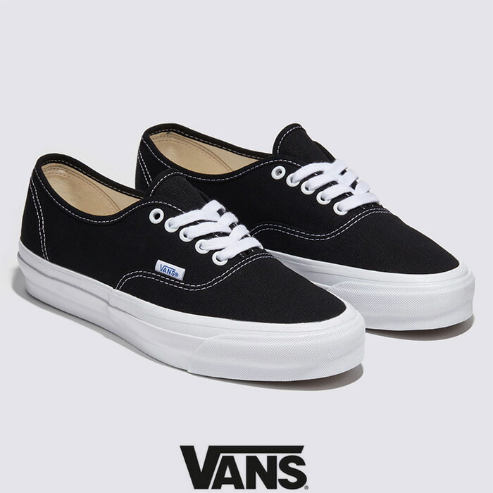 VANS AUTHENTIC REISSUE 44 ブラック/ホワイト 楽天市場】VANS バンズ Authentic Reissue 44 LX BLACK/WHITE