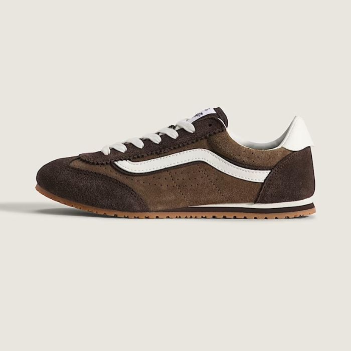 vans (バンズ) Super Lowpro レディース スニーカー スエードクロス 赤銅色 VN000D833N1