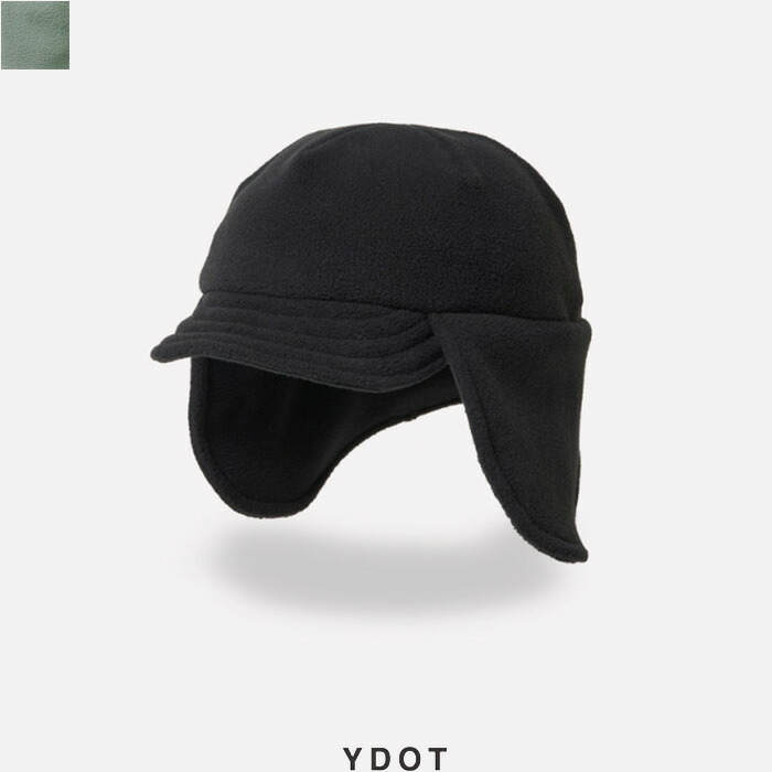 【SALE 20％OFF】YDOT (ワイ一点) TECH FLEECE FLAP CAP YU01601 フリースキャップ イヤーフラップ付き添い人 マイクロフリース