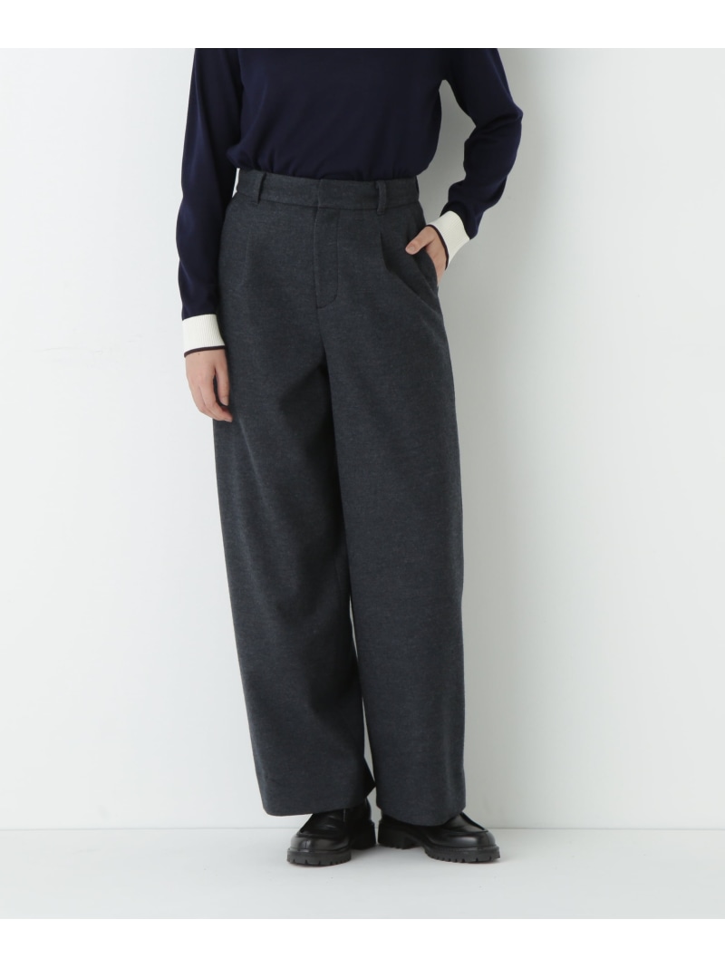 【SALE／46%OFF】ミルドスムースパンツ human woman ヒューマン ウーマン パンツ その他のパンツ ブラウン グレー【RBA_E】【送料無料】[ Fashion]