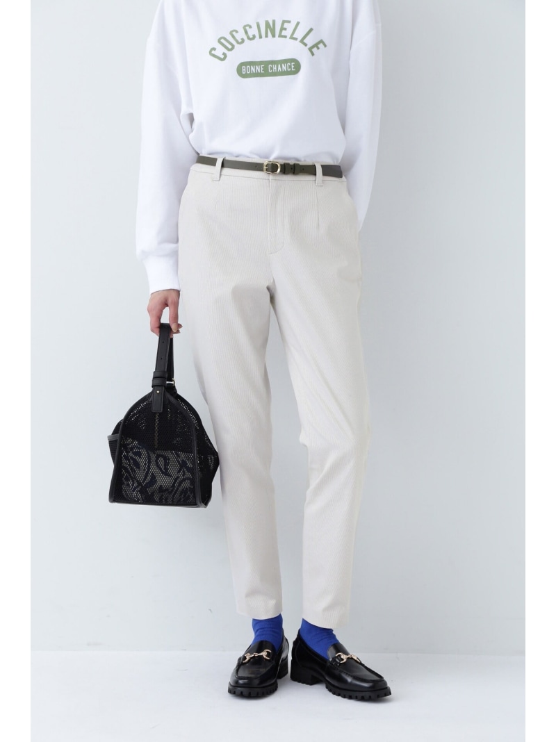 【SALE／30%OFF】◆ピケストレッチパンツ human woman ヒューマン ウーマン パンツ その他のパンツ ネイビー グレー【RBA_E】【送料無料】[ Fashion]