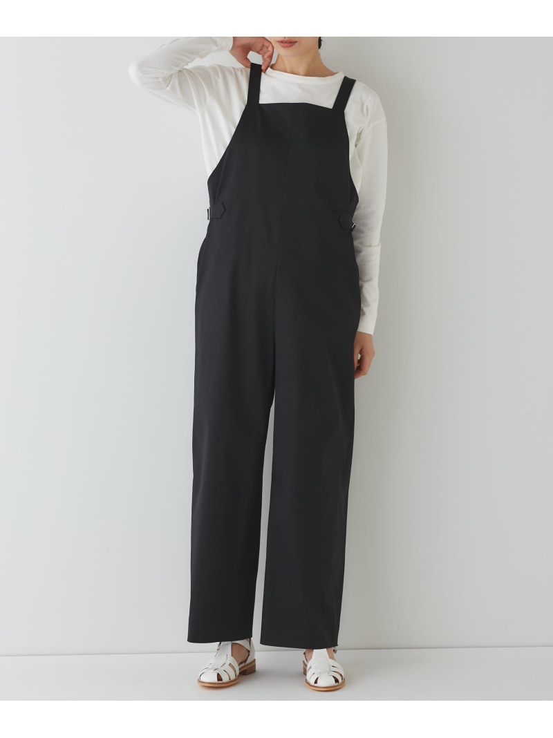 【SALE／57%OFF】◆リラックスコンビネゾン human woman ヒューマン ウーマン ワンピース・ドレス ワンピース ネイビー ベージュ【RBA_E】【送料無料】[ Fashion]