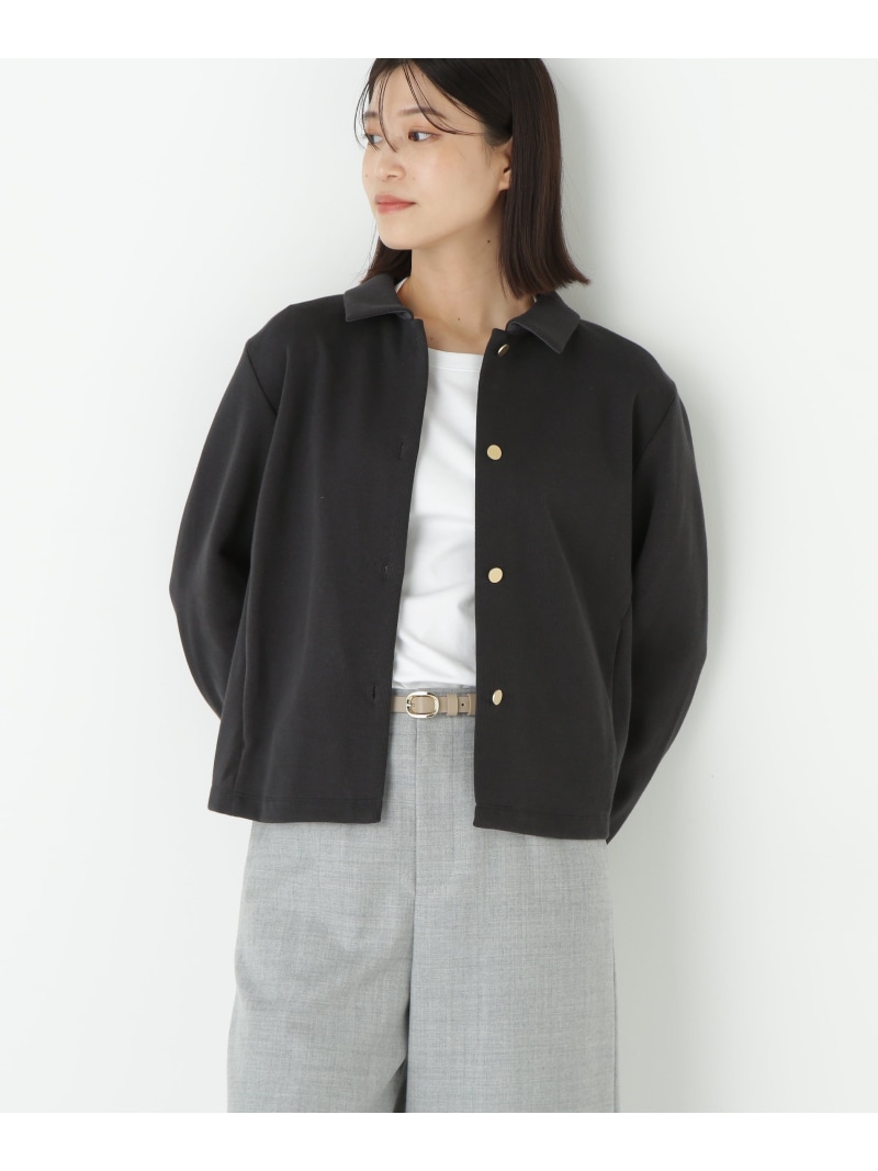 【SALE／40%OFF】◆リブダンボールニットステンカラーカーディガン human woman ヒューマン ウーマン トップス カットソー・Tシャツ ブラウン グレー【RBA_E】【送料無料】[ Fashion]｜human woman／ヒューマン ウーマン