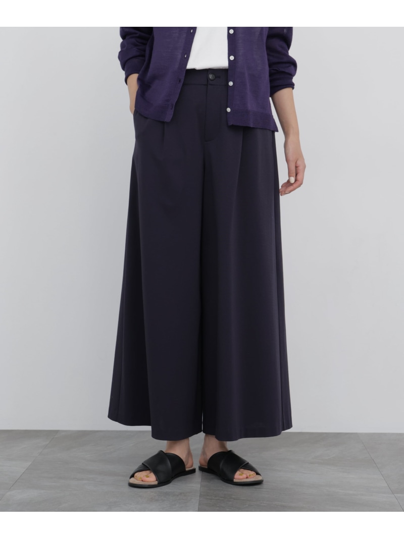 ◆《Good Price / 洗える》 カットソーガウチョ human woman ヒューマン ウーマン パンツ その他のパンツ ベージュ ネイビー【送料無料】[ Fashion]｜human woman／ヒューマン ウーマン 12,441円