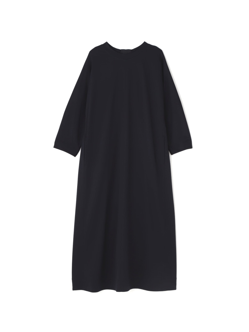 【SALE／50%OFF】ジャージードルマンスリーブAラインワンピース human woman ヒューマン ウーマン ワンピース・ドレス ワンピース ネイビー【RBA_E】【送料無料】[ Fashion]｜human woman／ヒューマン ウーマン