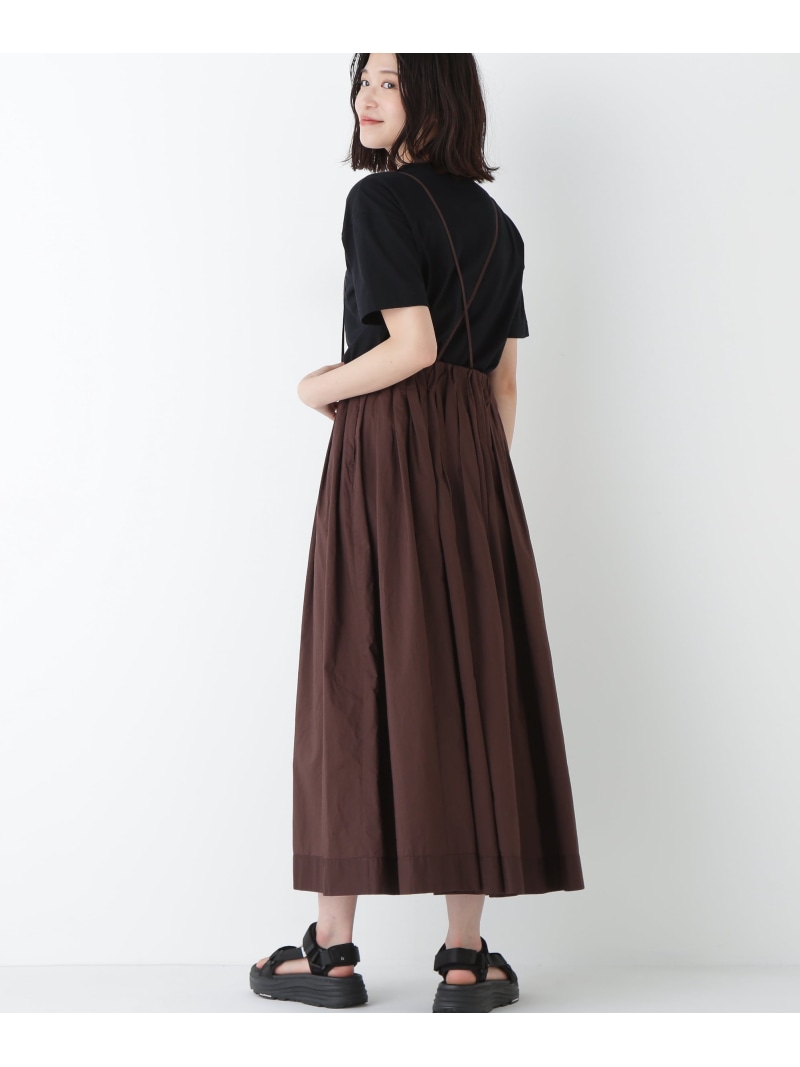 【SALE／37%OFF】◆コットンローンギャザースカート human woman ヒューマン 成人女性 スコート 余分の物のスコート 米国海軍 赤銅色【RBA_E】【貨物輸送無料】[ Fashion]