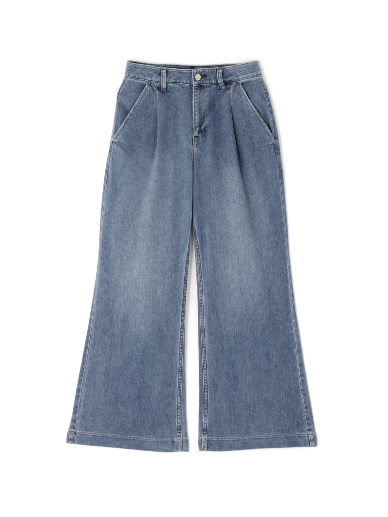 【SALE／55%OFF】フレアーデニム human woman ヒューマン ウーマン パンツ その他のパンツ ブルー【RBA_E】【送料無料】[ Fashion]