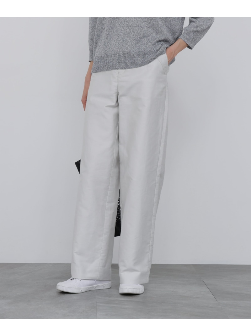 【SALE／40%OFF】◆《マルチサイズ/ウォッシャブル》ライトモールスキンセミワイドパンツ human woman ヒューマン ウーマン パンツ その他のパンツ ネイビー【RBA_E】【送料無料】[ Fashion]｜human woman／ヒューマン ウーマン