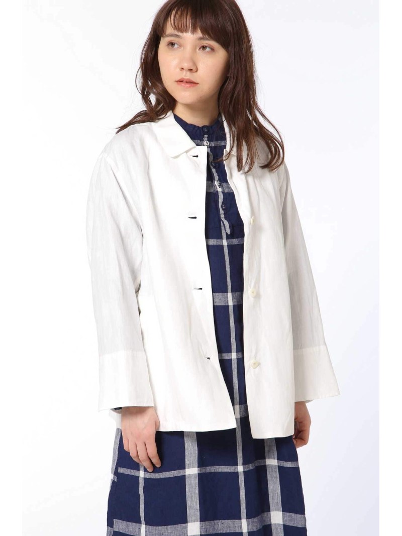 【SALE／60%OFF】NATIC共同研究 細長い切口上衣◆ human woman ヒューマン 成人女性 ジャケット・アウター 上衣・前掛け 米国海軍 白いこと【RBA_E】【貨物輸送無料】[ Fashion] コート・ジャケット-レディースファッション