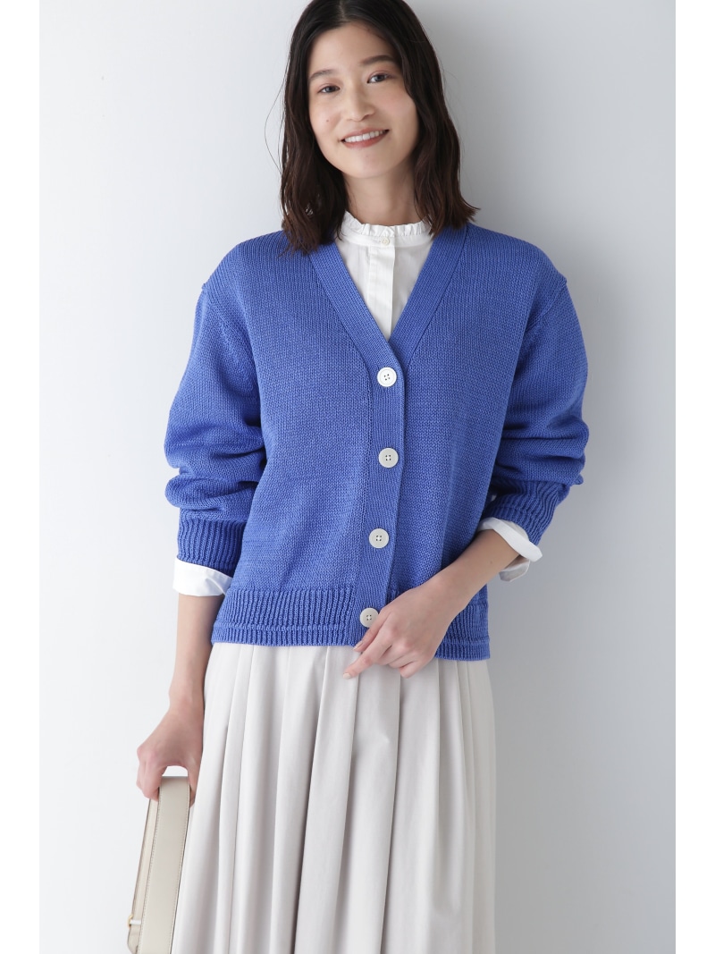 【SALE／55%OFF】◆ギマコットンVのど首ジレー human woman ヒューマン 成人女性 トップス 編み物 黄色 ベージュ 青碧 薄墨色【RBA_E】【貨物輸送無料】[ Fashion]