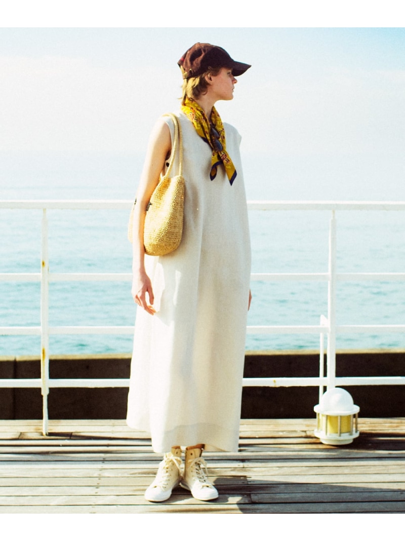 【SALE／46%OFF】◆リネンボートネックロングワンピース human woman ヒューマン 成人女性 衣裳・御召しもの 衣裳 ベージュ さくら色【RBA_E】【貨物輸送無料】[ Fashion]