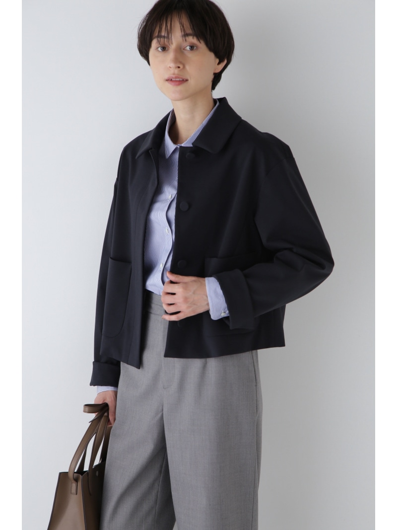 楽天市場】◇ハードマンリネンノーカラージップブルゾン human