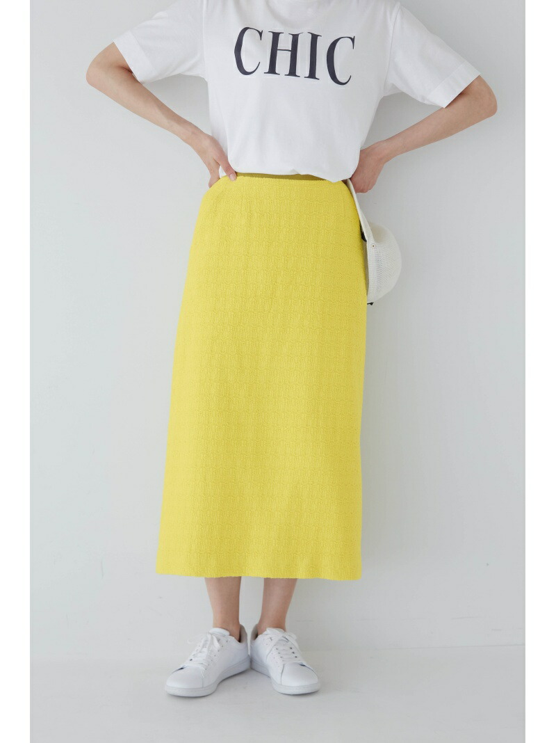 【SALE／55%OFF】◆スラブブッチャーツィードスカート human woman ヒューマン 成人女性 スコート 余分の物のスコート 白いこと 黄色【RBA_E】【貨物輸送無料】[ Fashion]