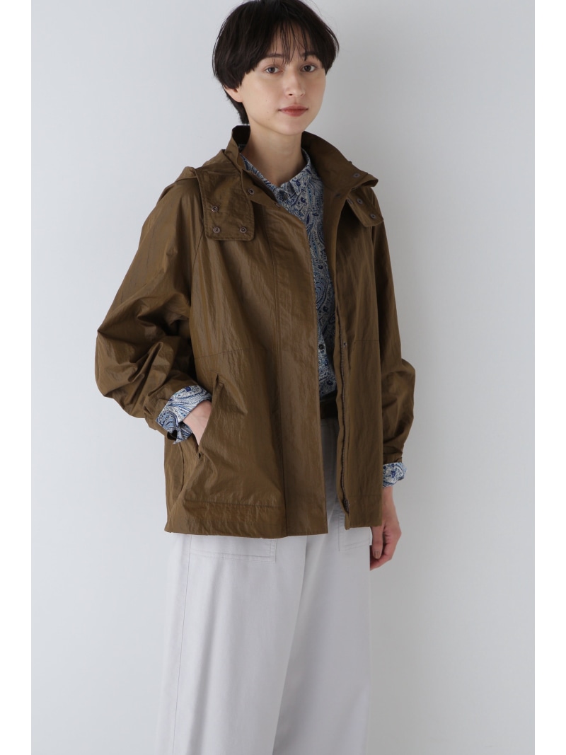 【SALE／55%OFF】◆ナイロンシャインサテンブルゾン human woman ヒューマン 成人女性 ジャケット・アウター 上衣・前掛け 米国海軍 カーキ緑であること【RBA_E】【貨物輸送無料】[ Fashion]