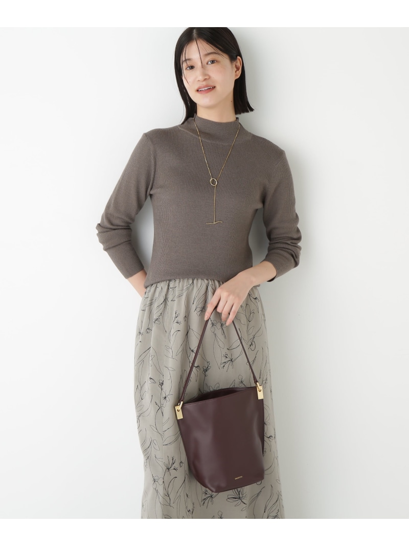 【SALE／50%OFF】◆ハイツイストウールハイネックリブプルオーバー human woman ヒューマン ウーマン トップス ニット ネイビー パープル ブラウン【RBA_E】【送料無料】[ Fashion]｜human woman／ヒューマン ウーマン 9,075円