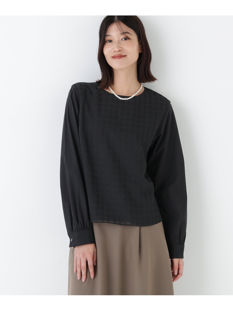 【SALE／50%OFF】◆レースドッキングプルオーバー human woman ヒューマン ウーマン トップス シャツ・ブラウス ブラック ホワイト【RBA_E】【送料無料】[ Fashion]