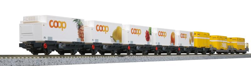 楽天市場】レーティッシュ鉄道 コンテナ貨車 Sb-t(コンテナ無