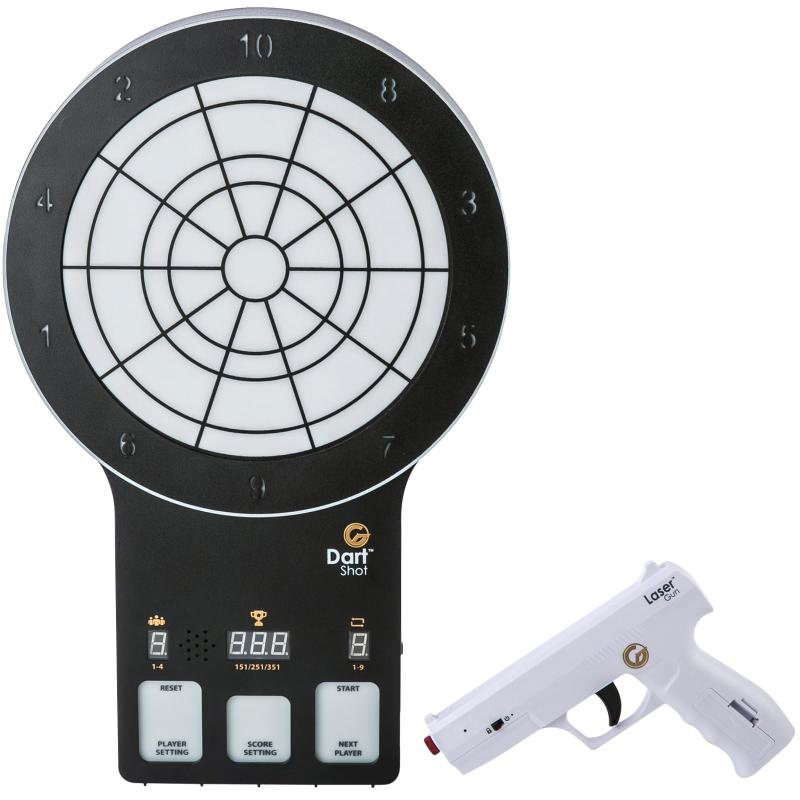 【未使用】電子ダーツ　VariShot とオプションの重さのあるレーザーガン一丁 Amazon | GoShot DartShot レーザー ダーツ 電子ダーツ レーザー