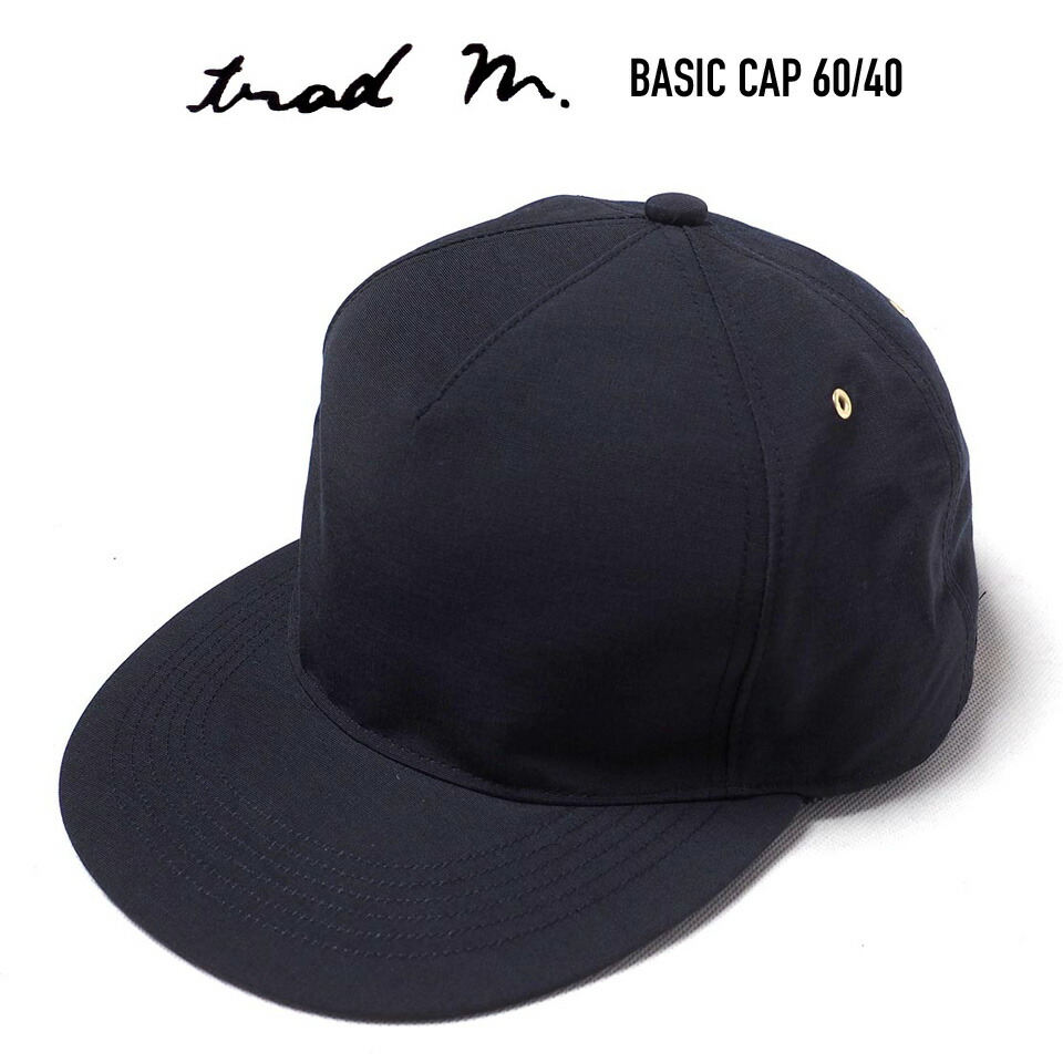 TRAD MARKS (トラッドマークス) ベーシック CAP 60/40 野球旗がしら NAVY