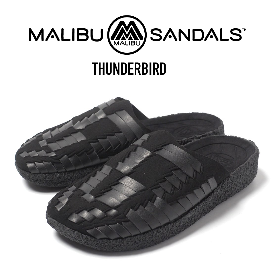 MALIBU SANDALS (マリブサンダル) MS22 THUNDERBIRD サンダーバード ミュール BLACK/BLACK/BLACK画像