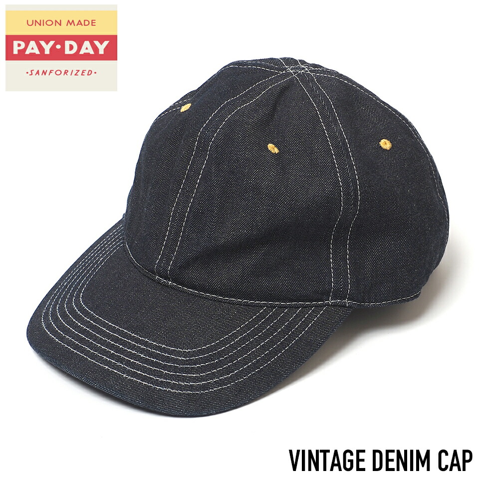 ヴィンテージ　デニム　ハット　インディゴ ヴィンテージ デニム ハット インディゴ