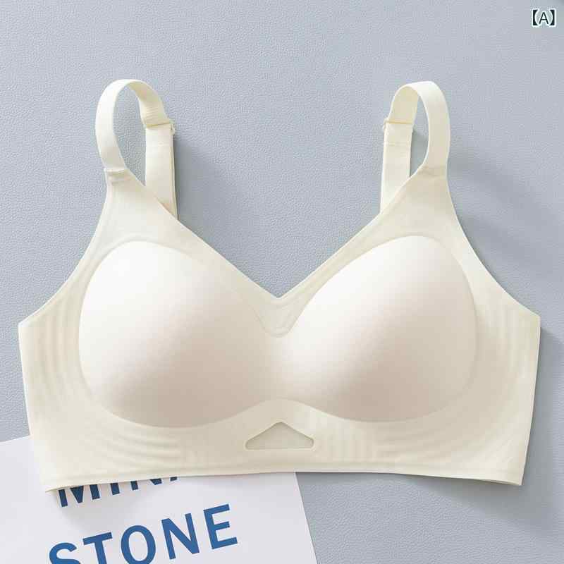 ブラジャー 女性用 ノーワイヤー 小胸向け 寄せ集め ボリュームアップ 脇肉カバー ソフトサポート 快適 通気性 レース 伸縮性 軽量 インナーx2