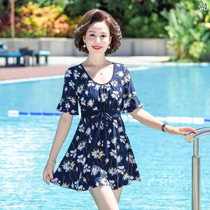 水着 レディース 用 セパレート 温泉入浴用 露出控えめ お腹カバー スリム効果 ゆったり大サイズ