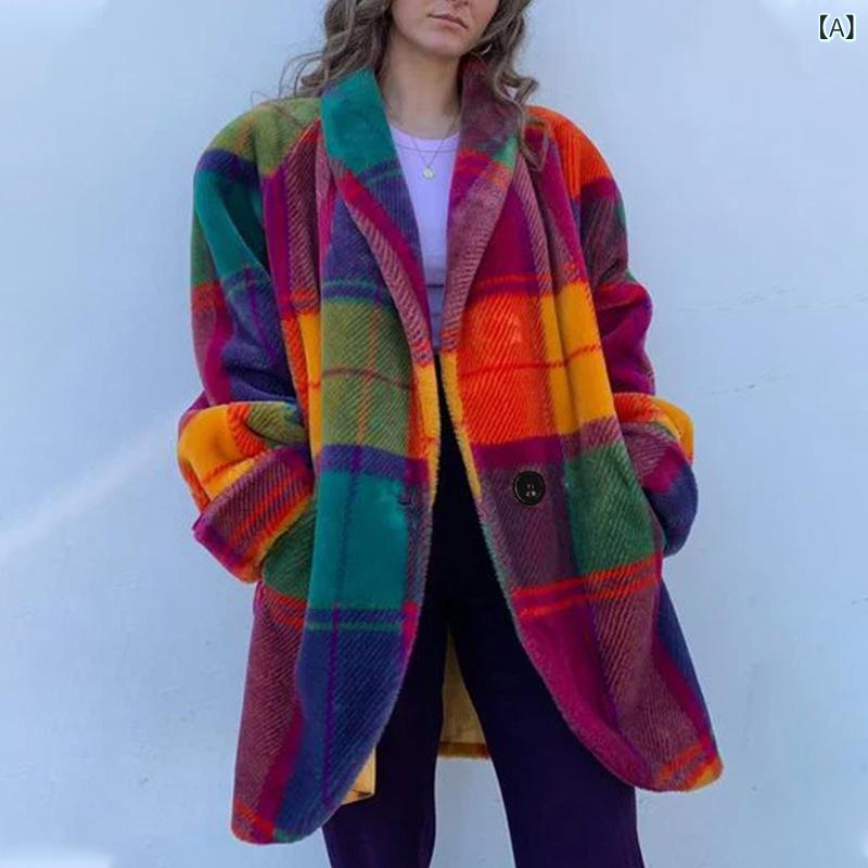 レディース 秋 長袖 コート ツートンカラー 花柄 プリント ウール ロング丈 暖か素材 スタイリッシュ 普段使い 通勤用 アウター
