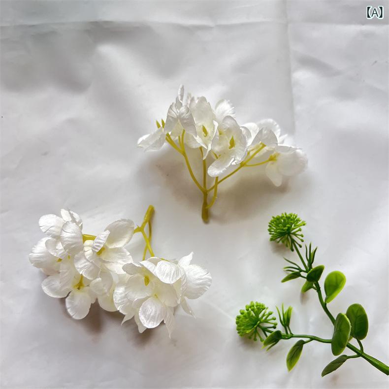 ヘアアクセサリー 髪飾り DIY キット 刺繍球 造花 古風 フランス風 小型 かんざし花 人工花 花束 装飾用 軽量 カラフル