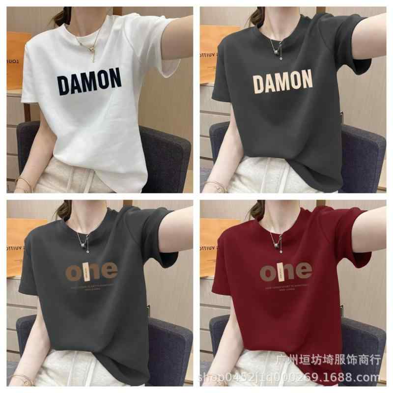 レディース 半袖 Tシャツ 夏用 ラウンドネック ビッグシルエット 韓国スタイル カジュアル トップス インナー 吸湿速乾 軽量 普段使い ゆったり 女性用 上着