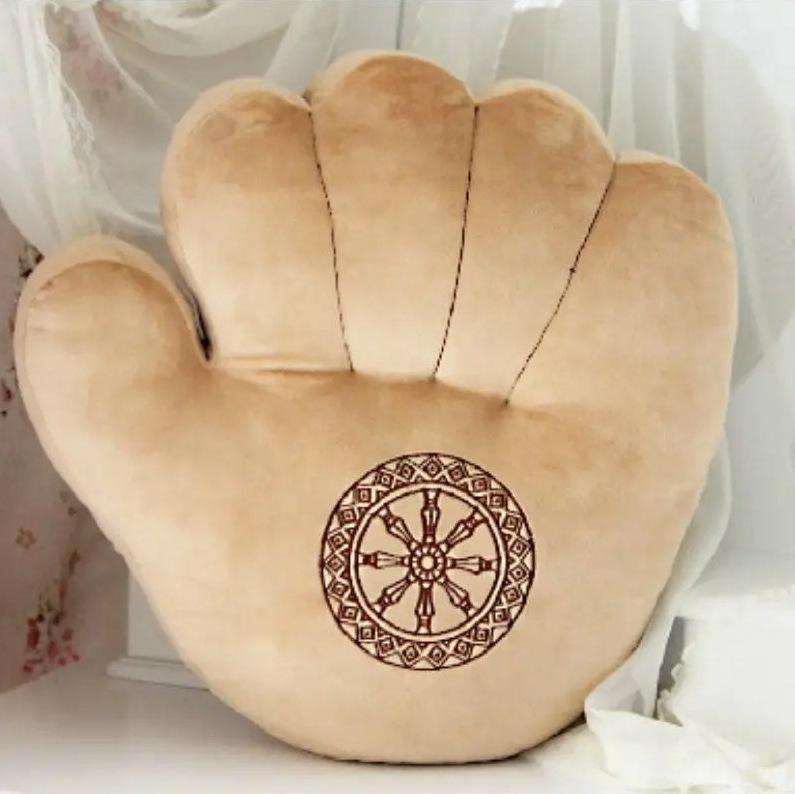 抱き枕 仏手 毛布 玩具 かわいい モチーフ 腰枕 車用 クッション 柔らかい 素材 リラックス サポート インテリア グッズ