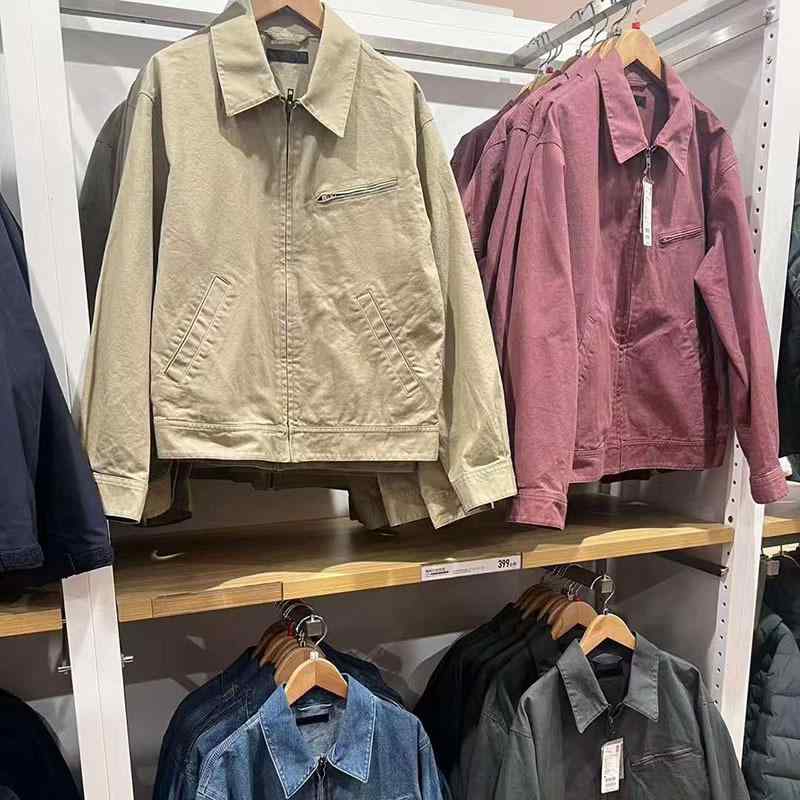 デニム ジャケット メンズ レディース カジュアル ジッパー 春 コットン 軽量 通気性 耐久性 吸湿速乾 普段使い アウトドア
