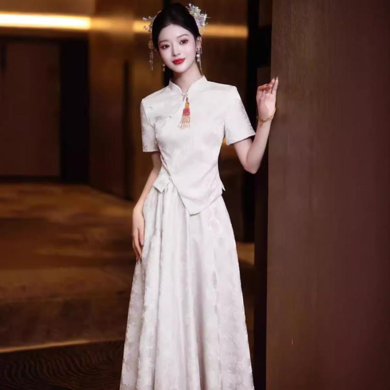 瀬戸もの御召しもの レディース 白いこと  花嫁御寮 敬酒服 仕掛ける 衣装 エンゲージメント 寄りあい用 今めかしい  華燭の典 礼服 御召しもの 成人女性用 フォーマル 表現スタイル