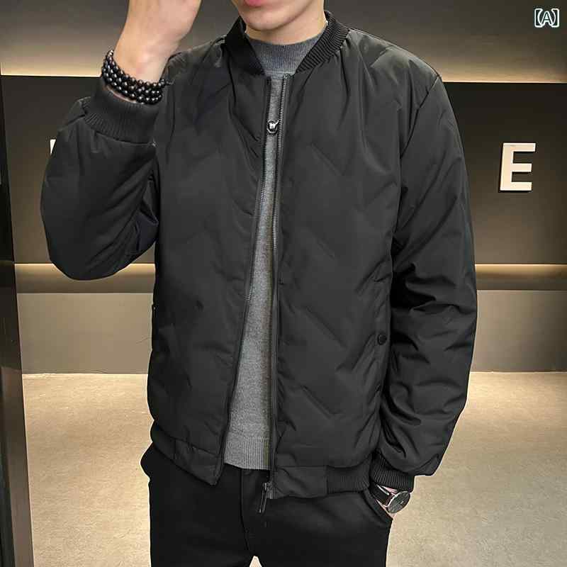 メンズ ダウンジャケット 秋冬 カジュアル スポーツ ゆったり 大きめ 軽量 保温 防寒 アヒルダウン コート
