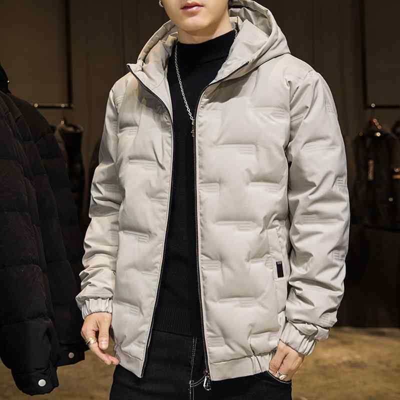 メンズ フード付き ダウンジャケット ショート丈 冬用 加厚 白鴨ダウン 暖か 軽量 保温 防寒 日常使い