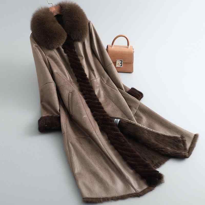 パーカーコート レディース 冬用 狐ファー 襟付き 中長丈 皮毛 一体型 アウター 暖か 軽量 スタイリッシュ 普段使い