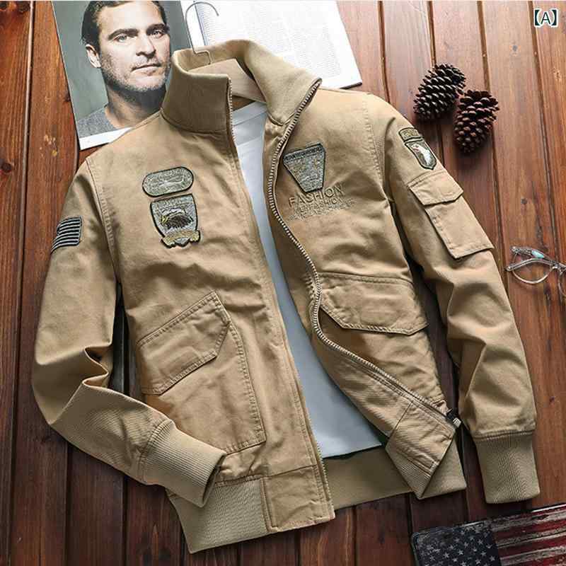 軍服 上衣 烏兎 薄っぺら 成人男性 工 装 亜米利加 ゆるい大 大きさ 水洗いする 厚地の外套x3