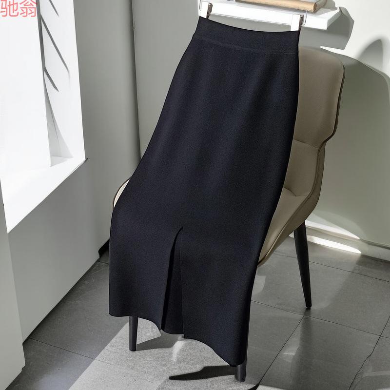 スコート 編み物 ご機嫌酉の方角 中長丈 羊毛 伸縮性 細長い切口 烏兎 普段使い走り 修身 相応う感 軽さ