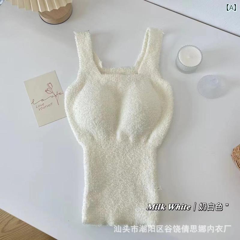 レディース 秋冬 フリース 保暖 インナーベスト 厚手 胸パッド 防寒 スリムフィット 細身 トップス 暖か 伸縮性 吸湿速乾 部屋着 普段使いx20 13,293円