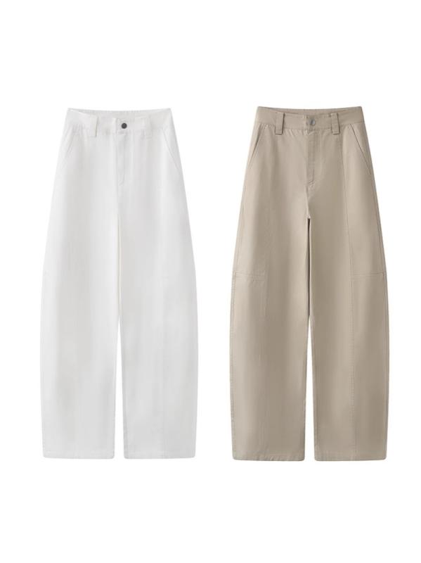 レディース 夏用 カーゴパンツ 中腰 直筒 シルエット カジュアル ズボン ボトムス 普段使い 軽量 伸縮性 吸湿速乾 ユーティリティ スタイル