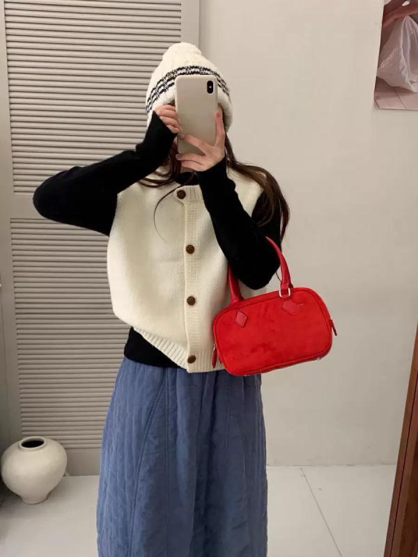 ニット ベスト レディース 無袖 丸首 韓国 学院風 春夏 レイヤード 合わせやすい トップス 伸縮性 軽量 綿混 ビッグシルエットx2